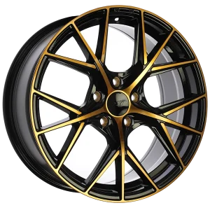 Dai Alloys – A-Spec – Black – 15″x6.5″ 40mm – Summer Wheels – DW1241504